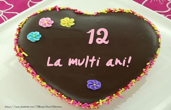 12 ani La multi ani! Tort