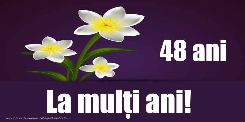 48 ani La multi ani!