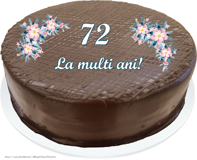 72 ani La multi ani! - Tort