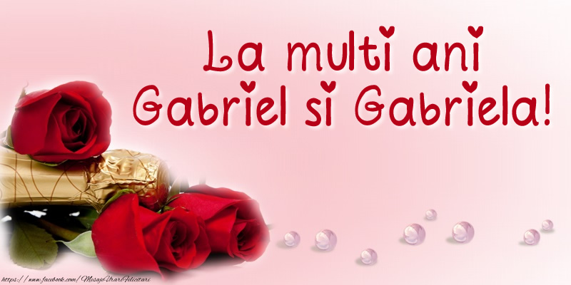 Felicitari aniversare De Sfintii Mihail si Gavril - La multi ani Gabriel si Gabriela!