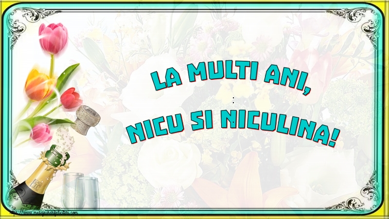 Felicitari aniversare De Sfantul Nicolae - La multi ani, Nicu si Niculina!