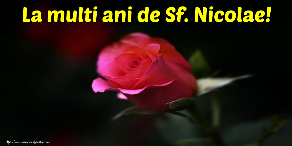 Felicitari aniversare De Sfantul Nicolae - La multi ani de Sf. Nicolae!