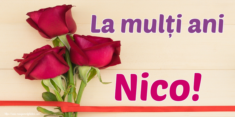 Felicitari aniversare De Sfantul Nicolae - La mulți ani Nico!