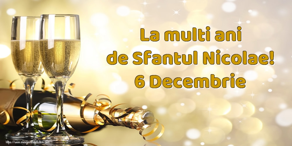 Felicitari aniversare De Sfantul Nicolae - La multi ani de Sfantul Nicolae! 6 Decembrie