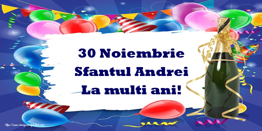 Felicitari aniversare De Sfantul Andrei - 30 Noiembrie Sfantul Andrei La multi ani!