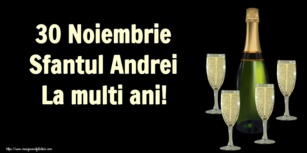 Felicitari aniversare De Sfantul Andrei - 30 Noiembrie Sfantul Andrei La multi ani!
