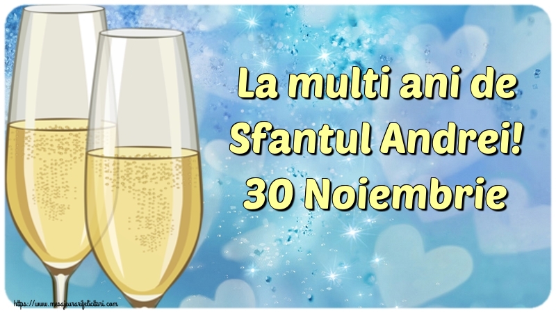 Felicitari aniversare De Sfantul Andrei - La multi ani de Sfantul Andrei! 30 Noiembrie