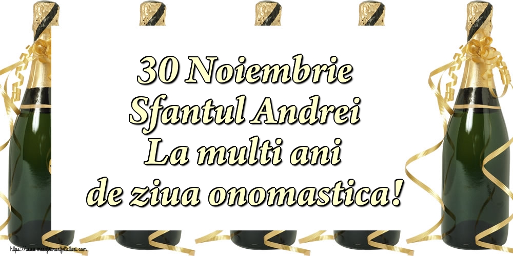 Felicitari aniversare De Sfantul Andrei - 30 Noiembrie Sfantul Andrei La multi ani de ziua onomastica!