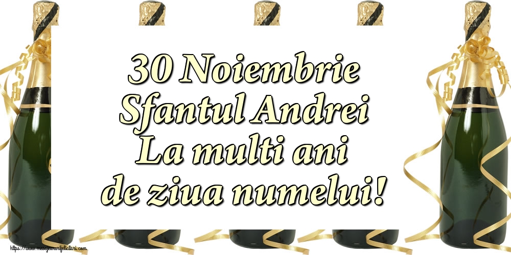 Felicitari aniversare De Sfantul Andrei - 30 Noiembrie Sfantul Andrei La multi ani de ziua numelui!