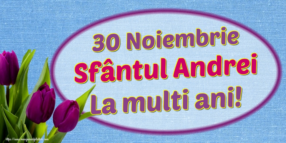 Felicitari aniversare De Sfantul Andrei - 30 Noiembrie Sfântul Andrei La multi ani!