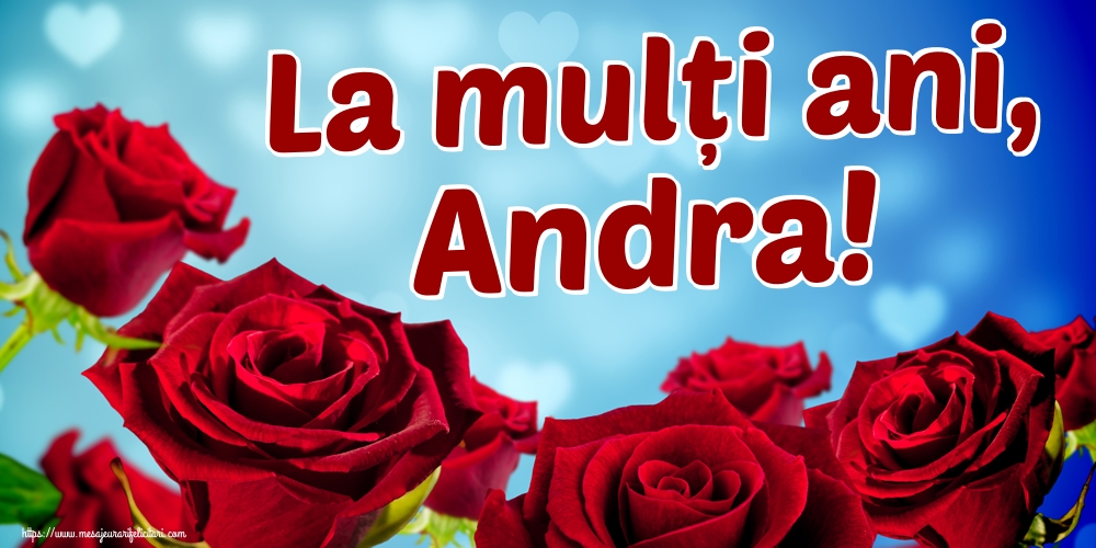 Felicitari aniversare De Sfantul Andrei - La mulți ani, Andra!