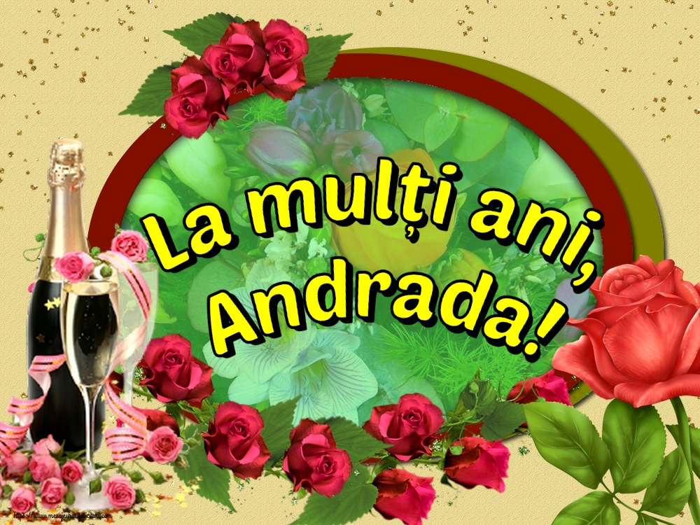 Felicitari aniversare De Sfantul Andrei - La mulți ani, Andrada!