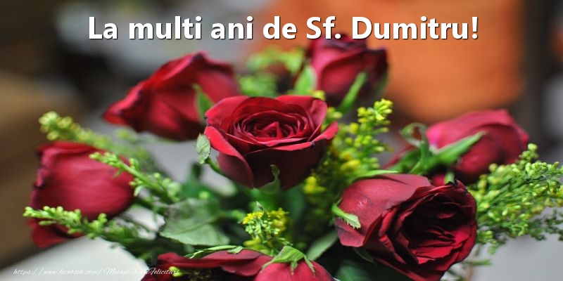 Felicitari aniversare De Sfantul Dumitru - La multi ani de Sf. Dumitru!