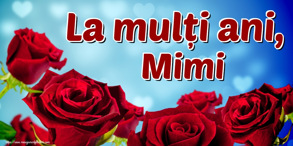 Felicitari aniversare De Sfantul Dumitru - La mulți ani, Mimi