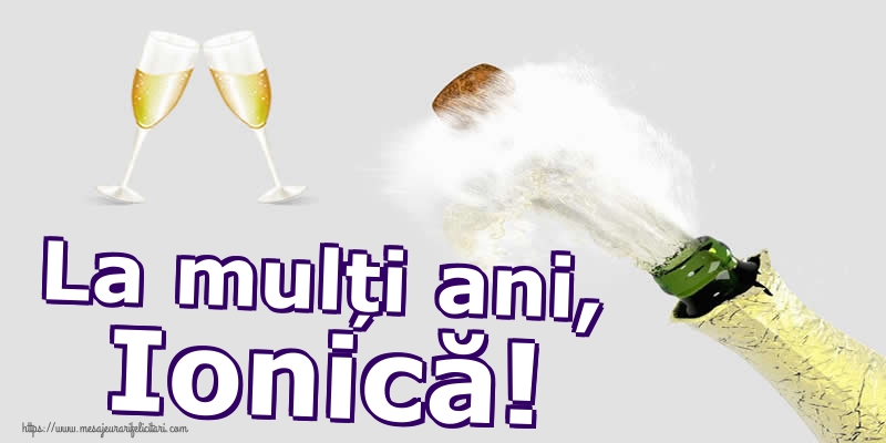 Felicitari aniversare De Sfantul Ioan - La mulți ani, Ionică!