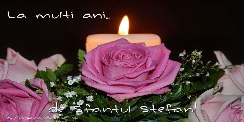 Felicitari aniversare De Sfantul Stefan - La multi ani... de Sfantul Stefan!