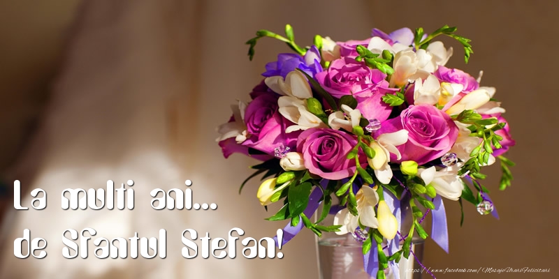 Felicitari aniversare De Sfantul Stefan - La multi ani... de Sfantul Stefan!