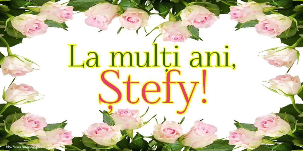 Felicitari aniversare De Sfantul Stefan - La mulți ani, Ștefy!