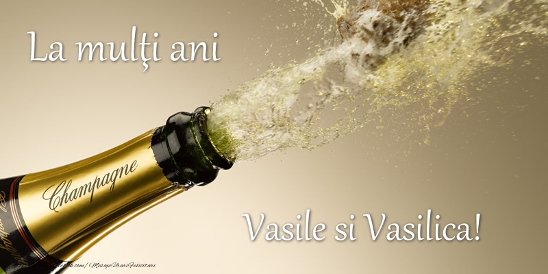 Felicitari aniversare De Sfantul Vasile - Vasile si Vasilica