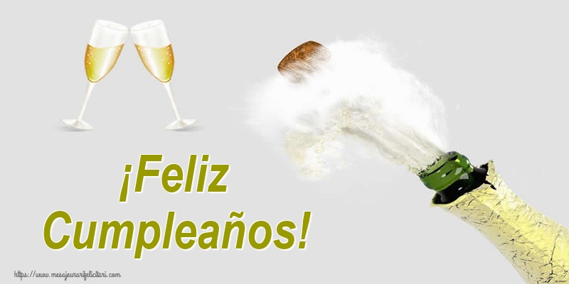 Felicitari Aniversare in limba Spaniola - ¡Feliz Cumpleaños!