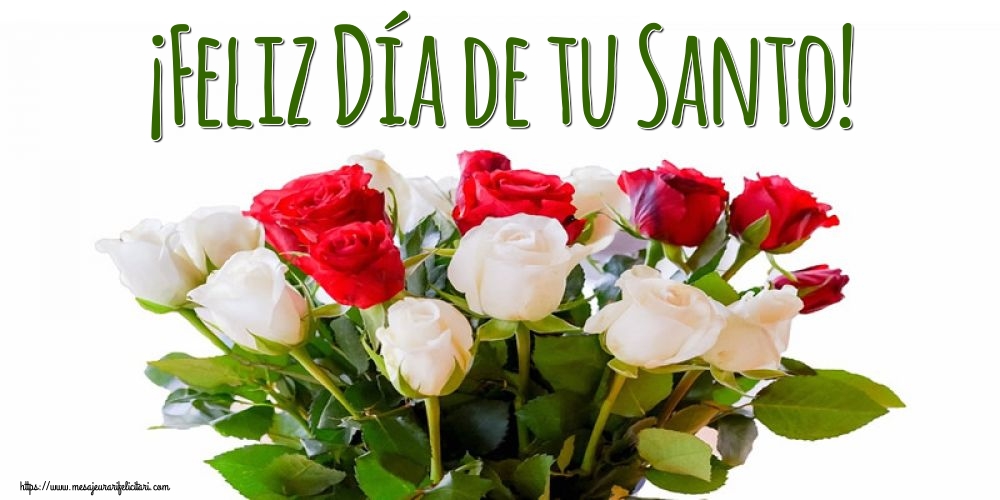 Felicitari Aniversare in limba Spaniola - ¡Feliz Día de tu Santo!